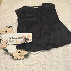 Loft satiny sleeveless blouse. Size S.
